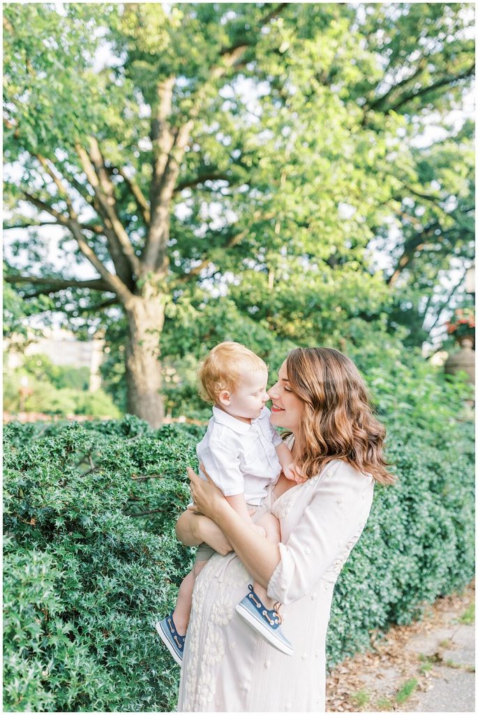 Expecting Mother And Her Son In A Dc Photo Session