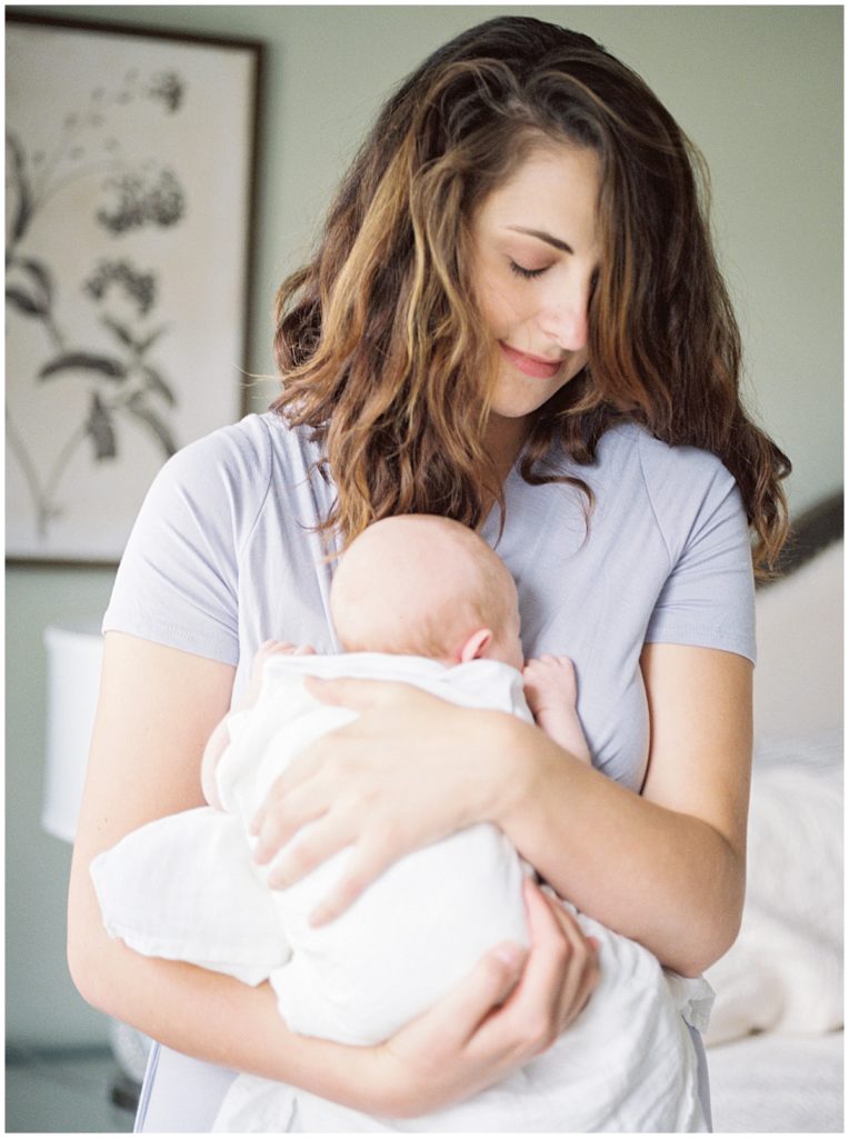 Bethesda Mother Holds Her Baby.