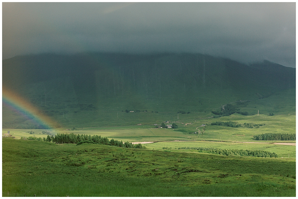 Rainbow In The Scottish Highlands