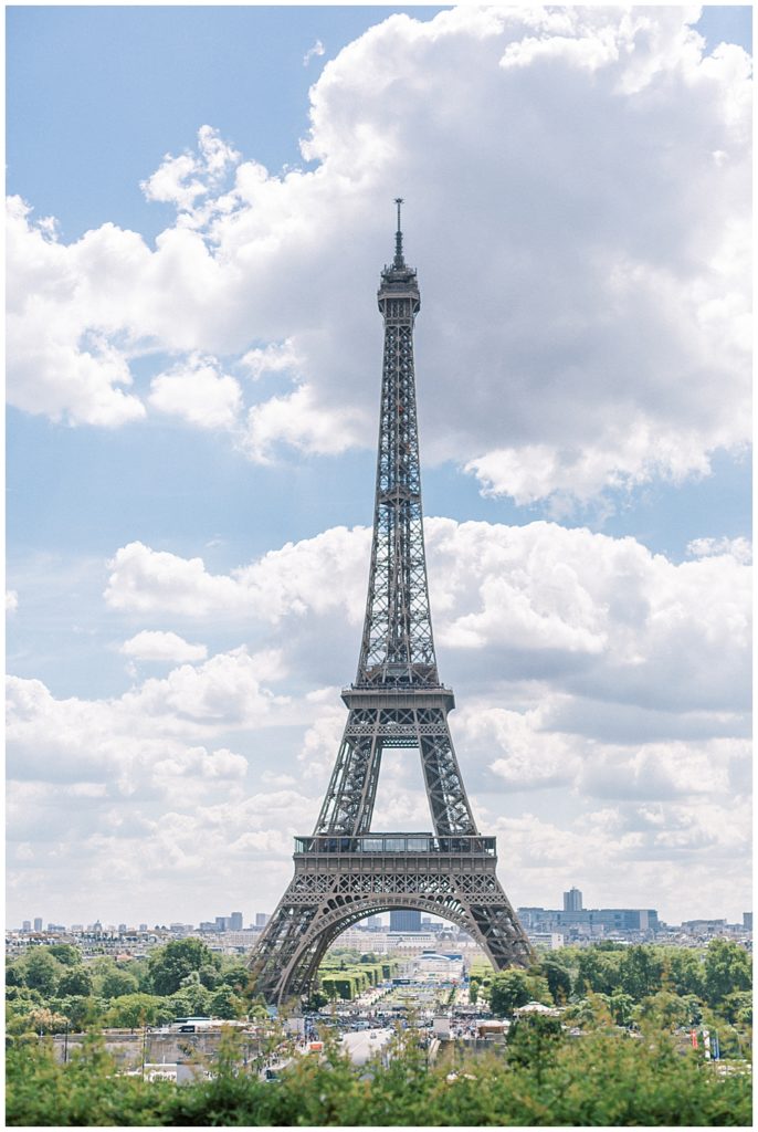 The Eiffel Tower In Paris, France