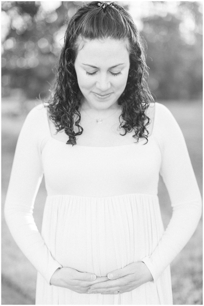 Pregnant Woman During Maternity Session.