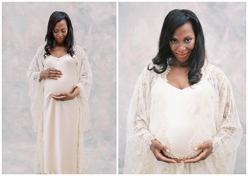 Timeless Studio Maternity Session In Dc