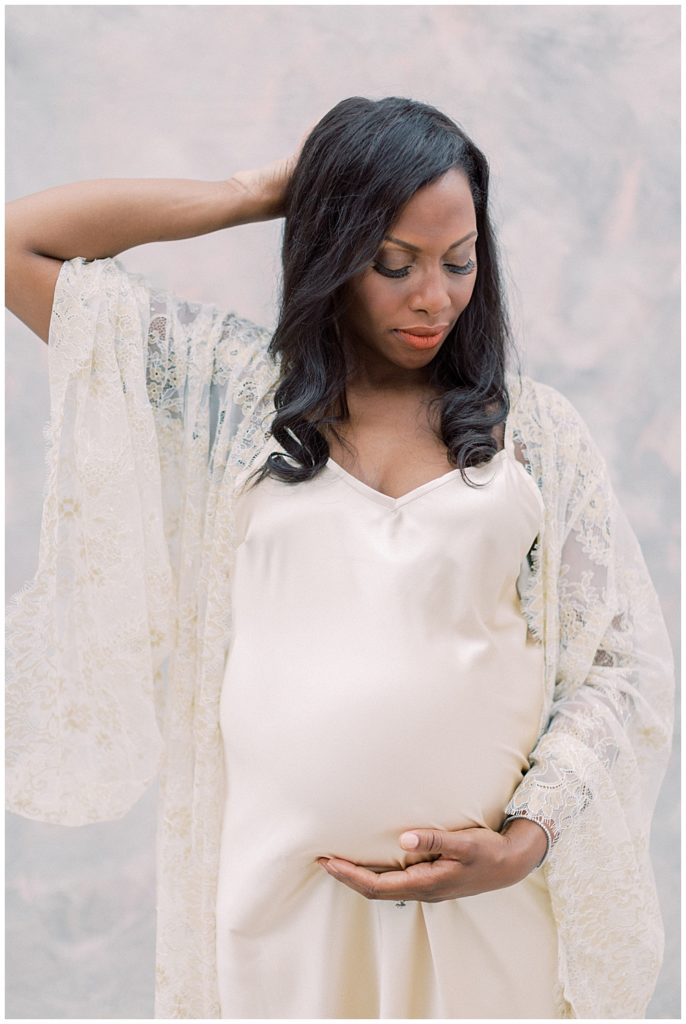 Studio Maternity Session In The Dmv