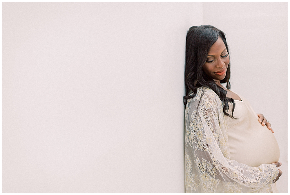 Studio Maternity Session In Washington, D.c.