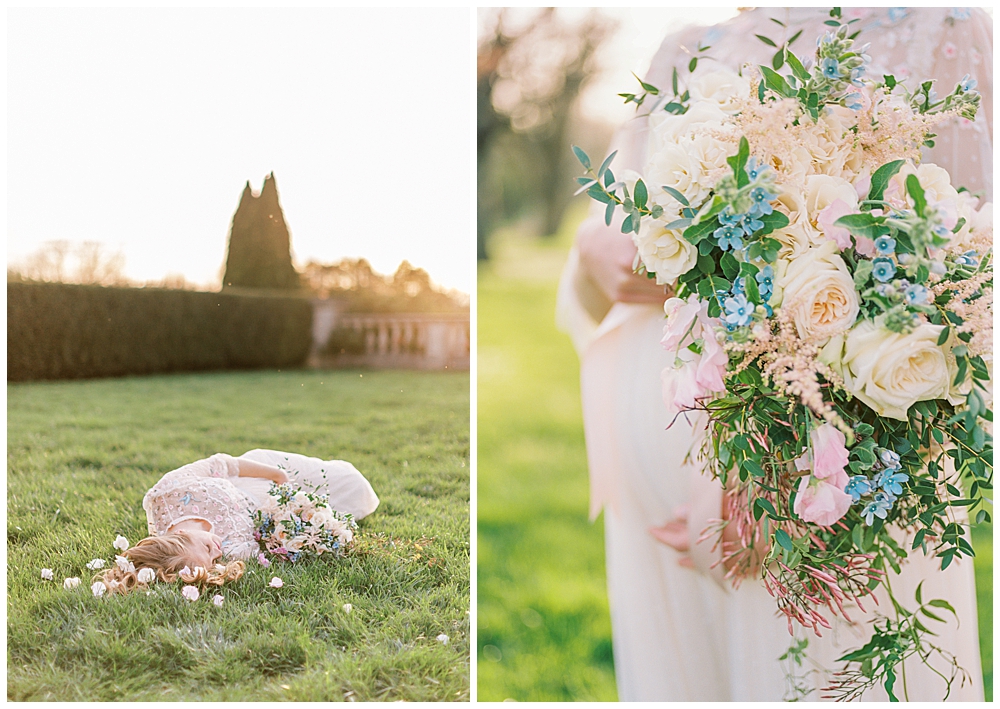 Maternity Session With Flowers In Northern Virginia