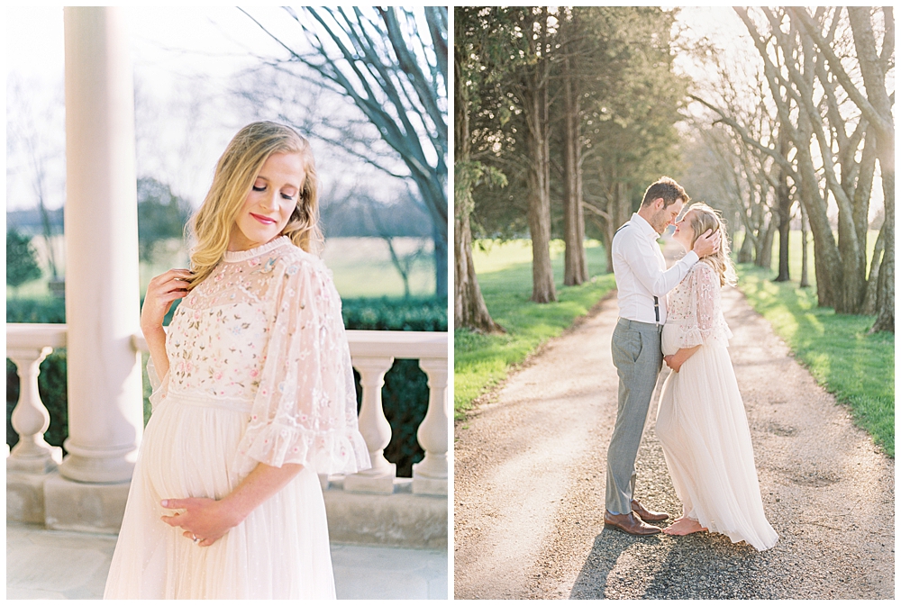 Light-Filled Maternity Session At The Great Marsh Estate