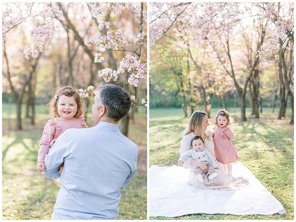 Cherry Blossom Family Session At The National Arboretum