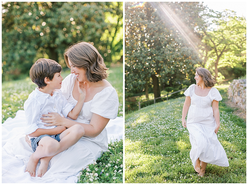 Family Photos At Sunset