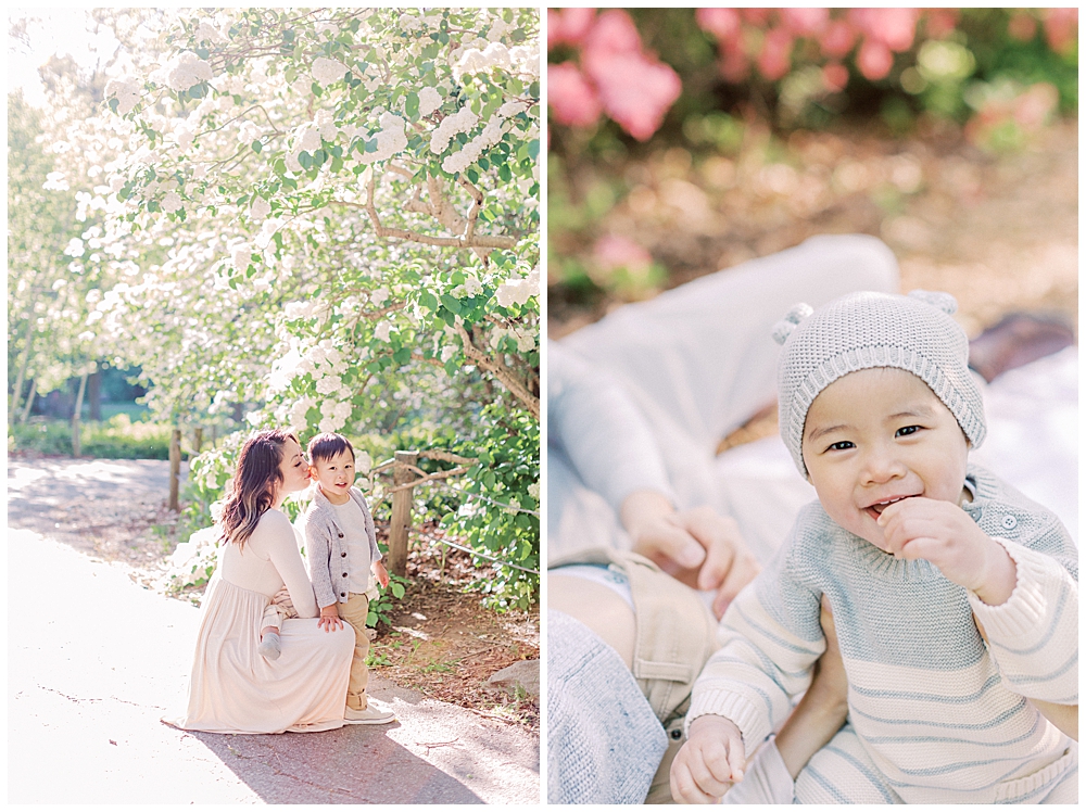 Washington, D.c. Family Photographer | Mother With Her Sons At Brookside Gardens