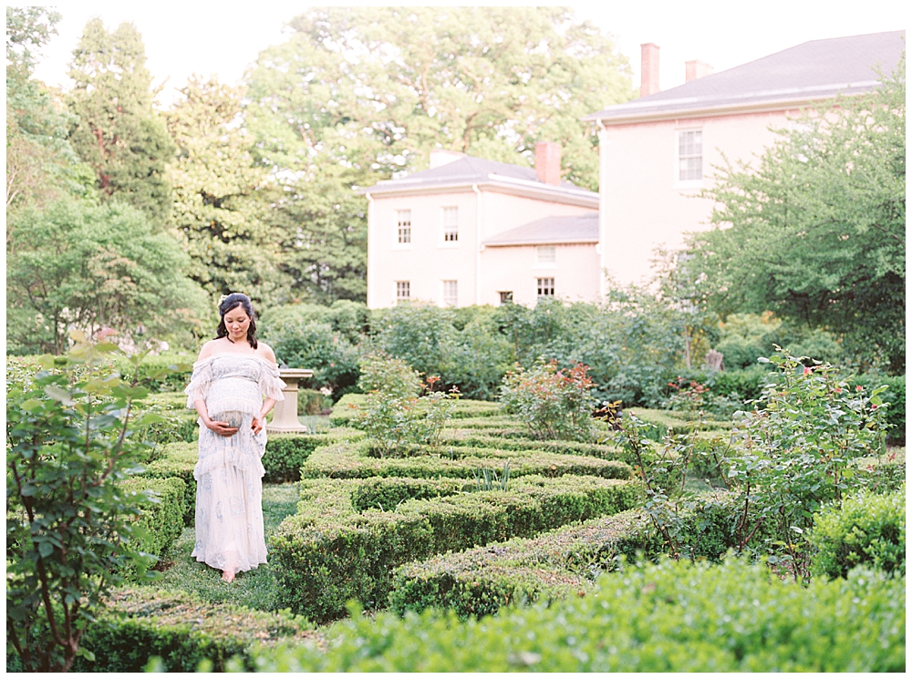 Tudor Place Maternity Session In Washington, D.c.