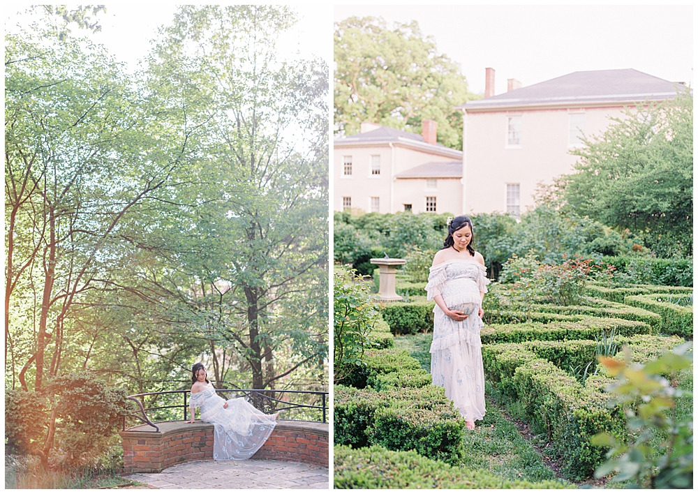 Maternity Session At Tudor Place