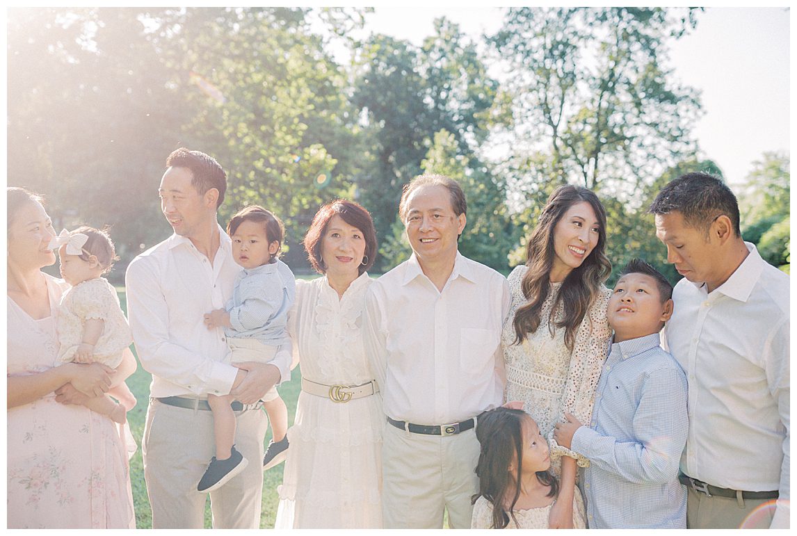 Extended Family Session At Colvin Run Mill.