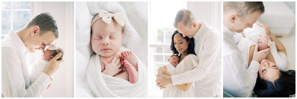 Bright &Amp; Airy Newborn Session In Fairfax, Va