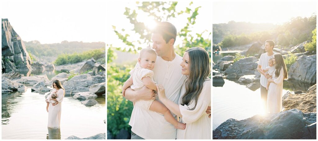 A Collage Of Great Falls, Maryland, A Great Photoshoot Location.