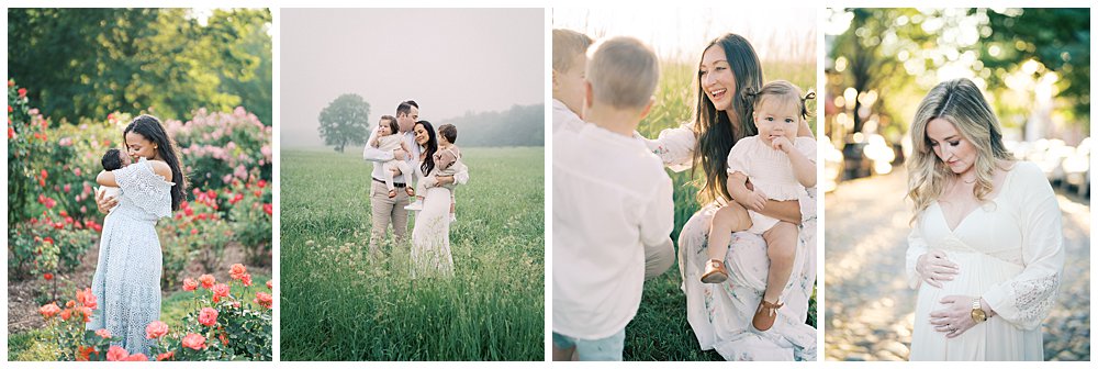 Collage Of Photoshoot Locations In Northern Virginia By Marie Elizabeth Photography