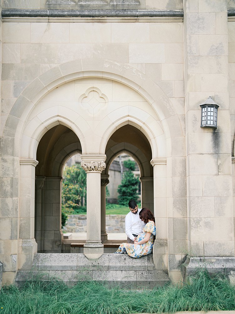 A Maternity Session At The National Cathedral.