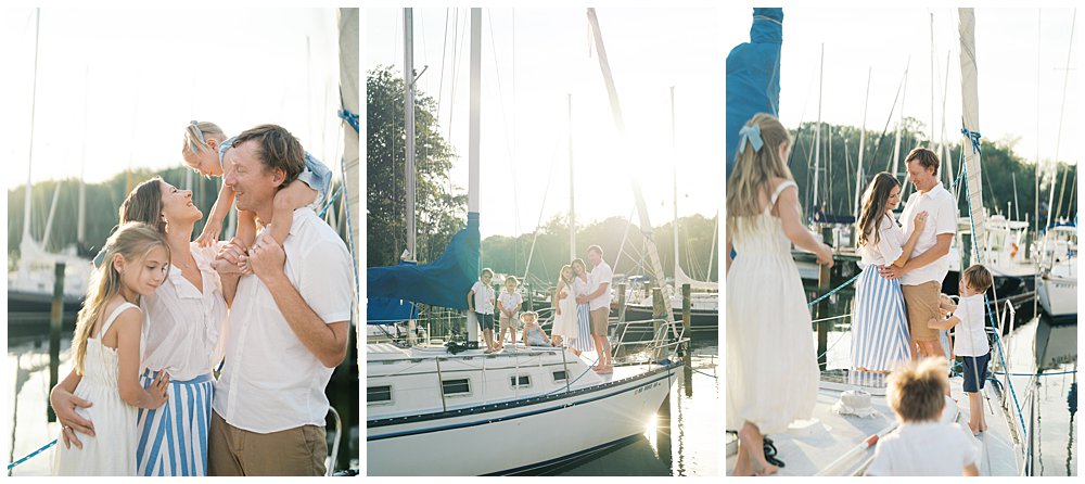 Three Images Next To One Another For This Blog Post On What To Bring To A Family Photo Session.