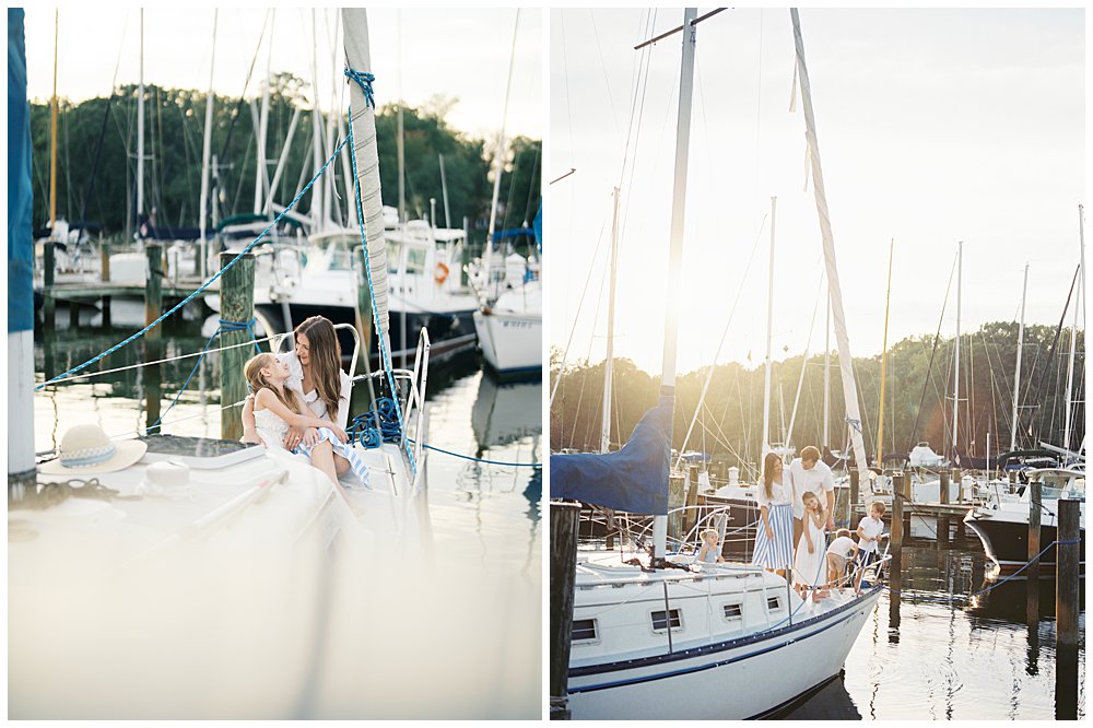 A Sailboat Family Photo Session.