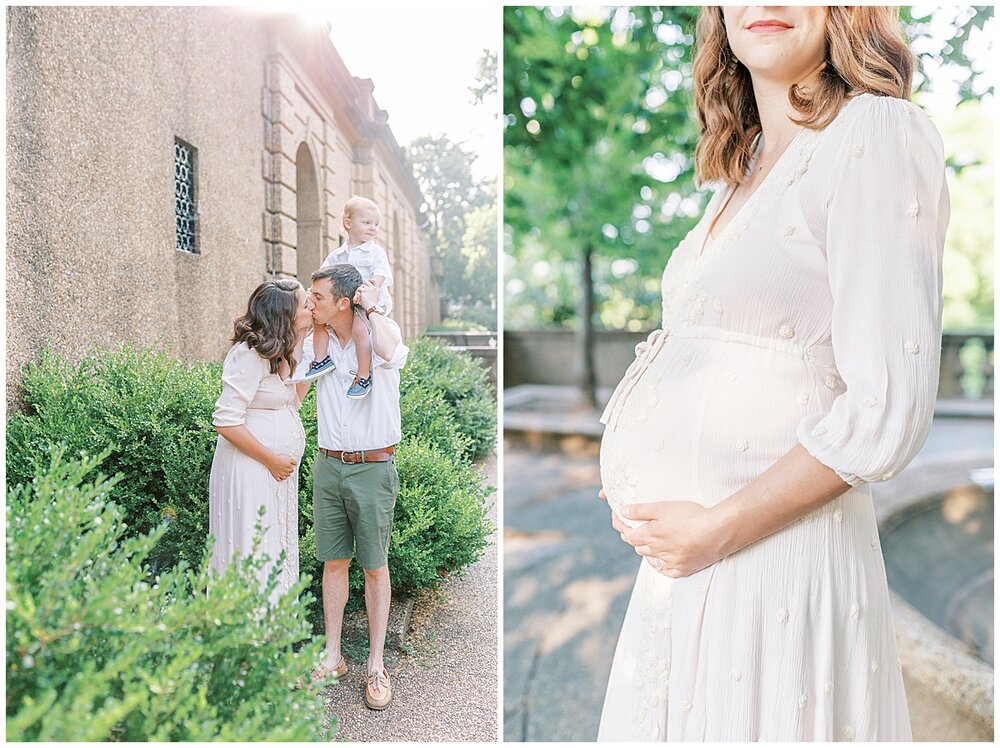 Maternity session in Meridian Hill Park in Washington, D.C.