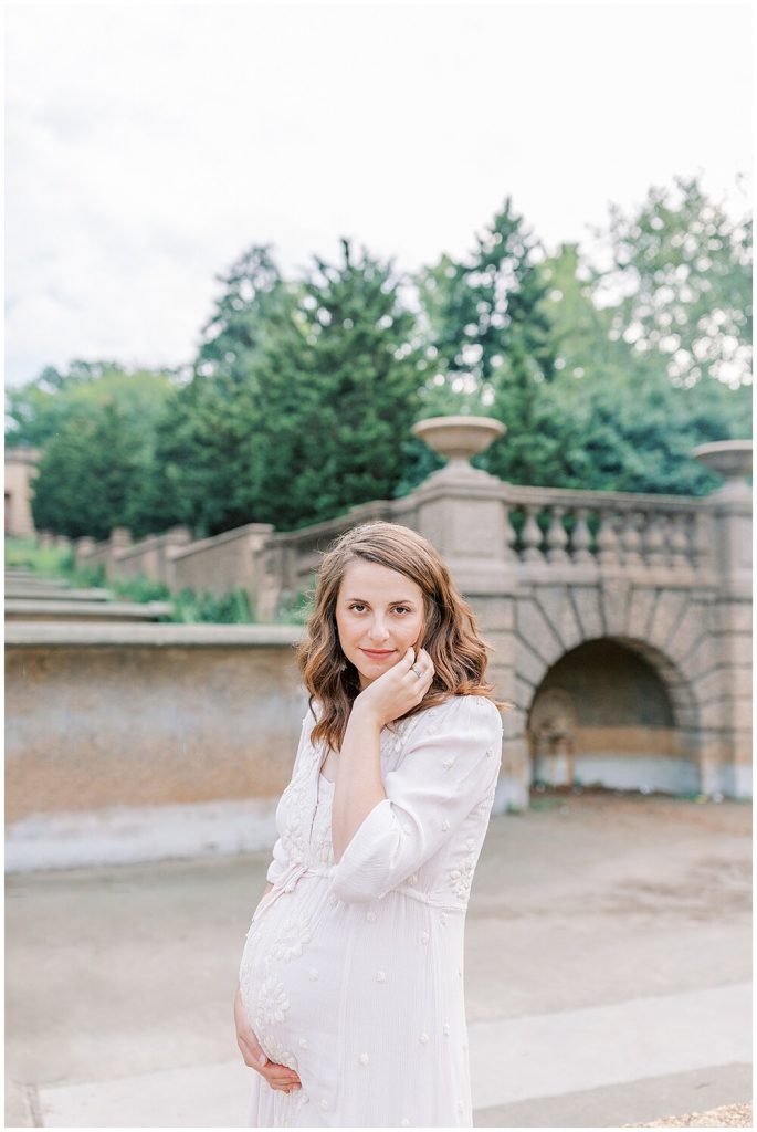Maternity session in Meridian Hill Park, DC