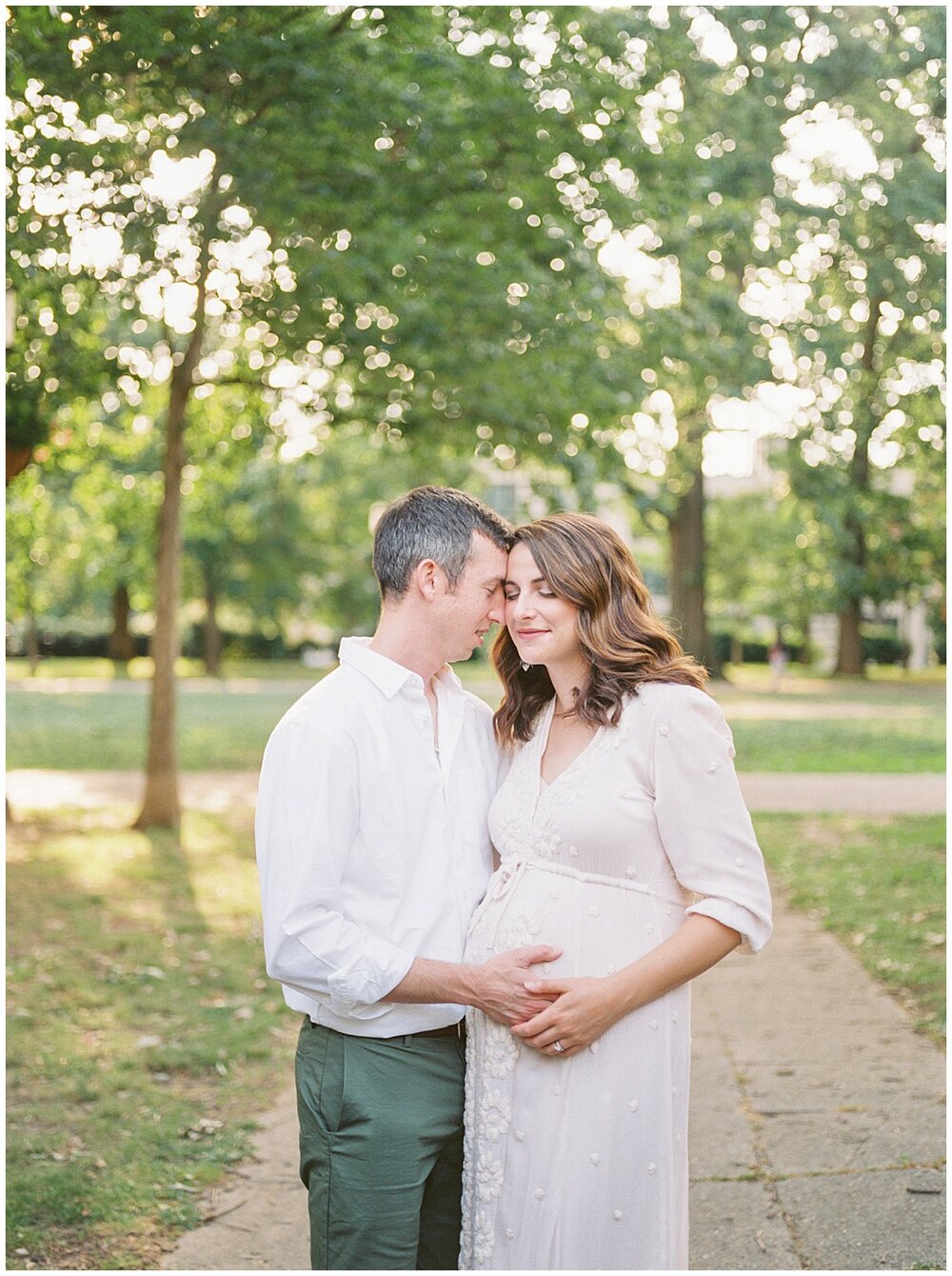 DC Maternity Photographer Session in Meridian Hill Park