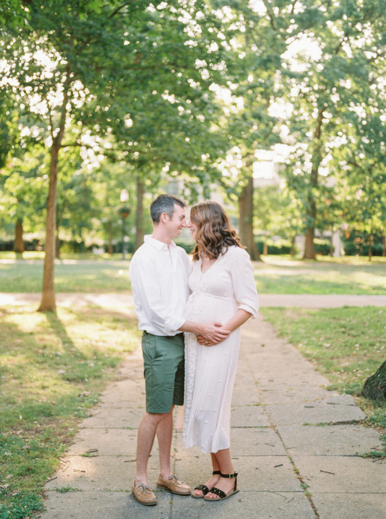 DC Maternity Photographer session in Meridian Hill Park