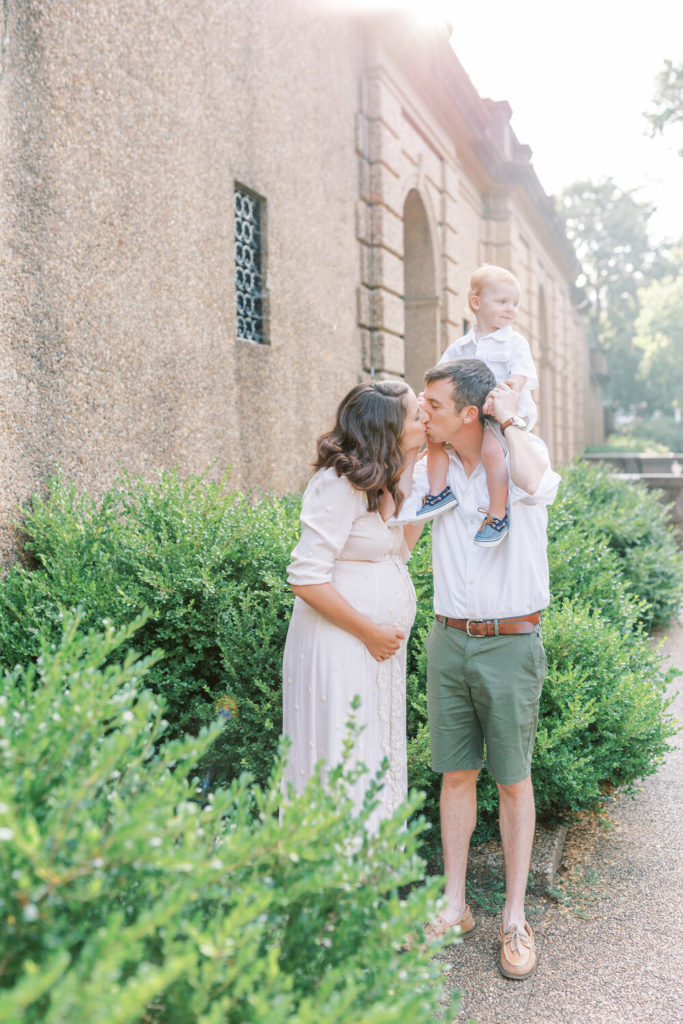Classic DC Maternity Session in Meridian Hill Park