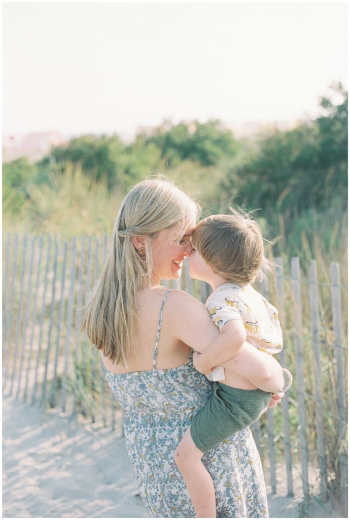 Marie Elizabeth Photography and her son in Cape May, NJ