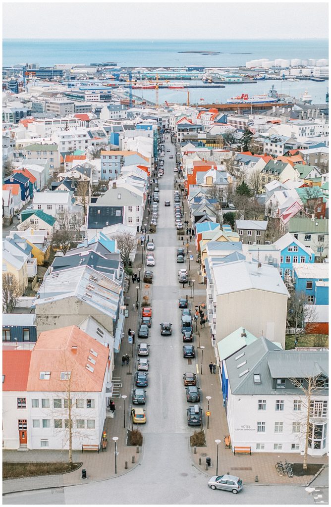 A view of Reykjavik Iceland