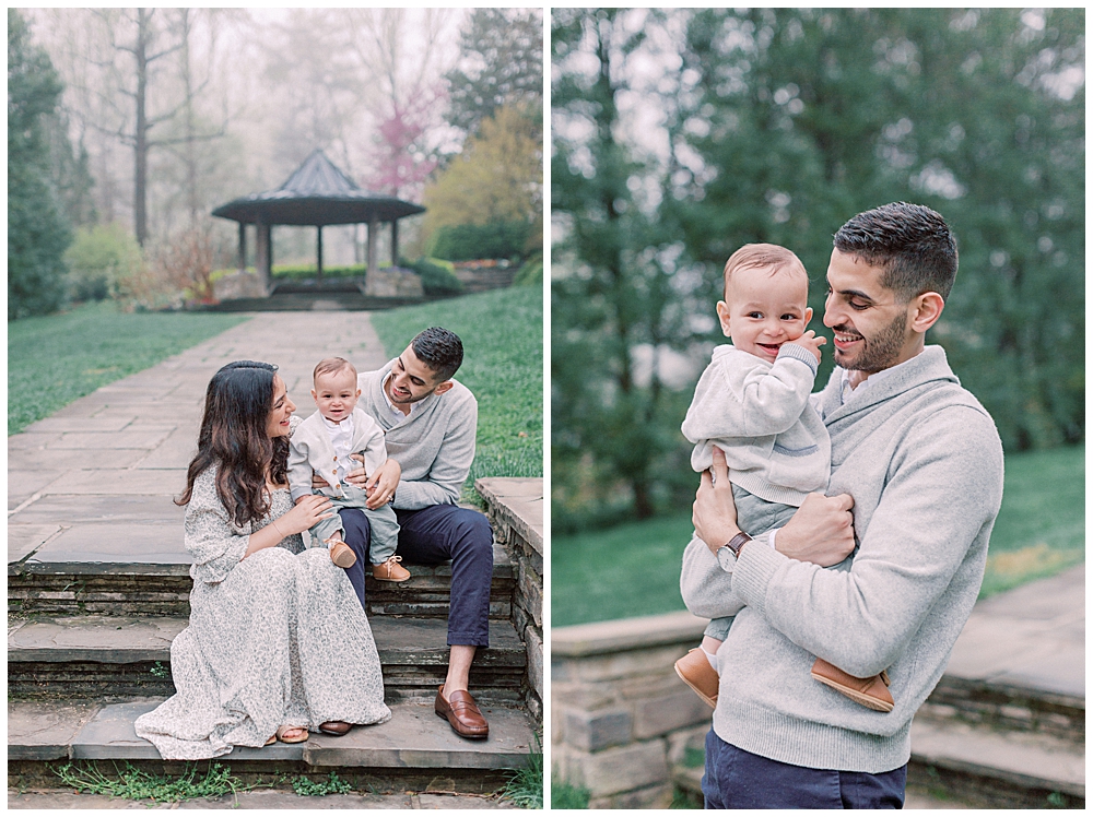 Cloudy family session in Maryland