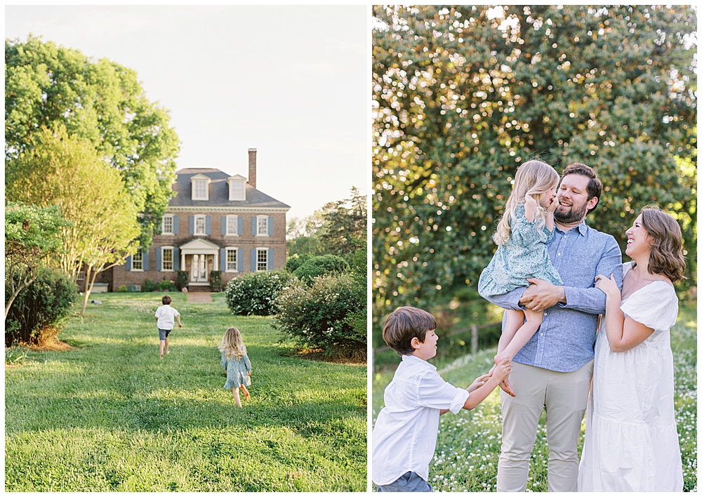 Family session at Mulberry Fields