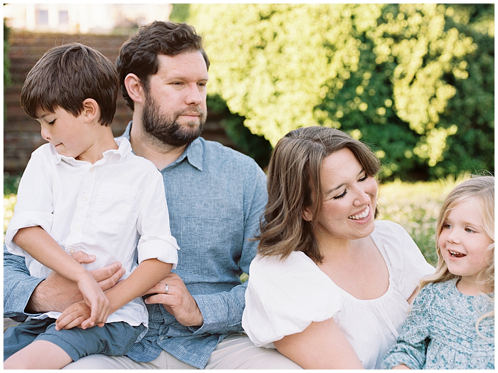 Family session at Mulberry Fields in Southern Maryland