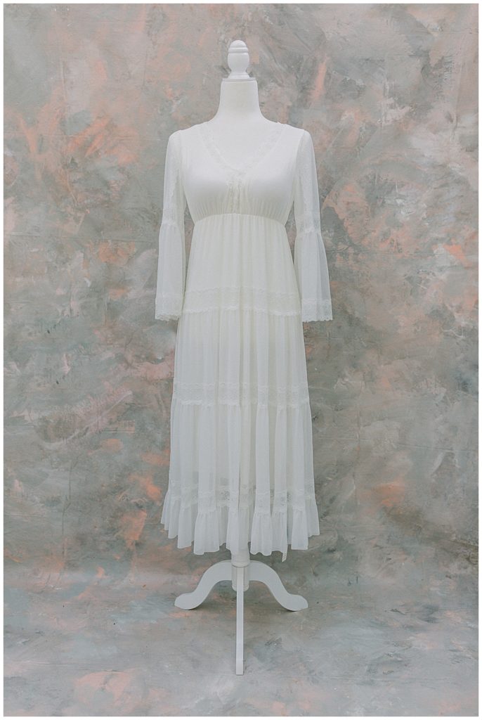 A vintage white nightgown