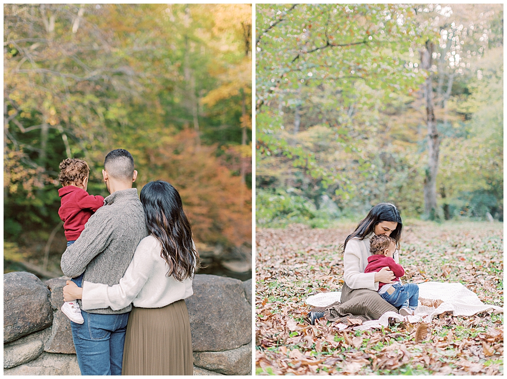 Family photo session in Rock Creek Park by DC Family Photographer Marie Elizabeth Photography