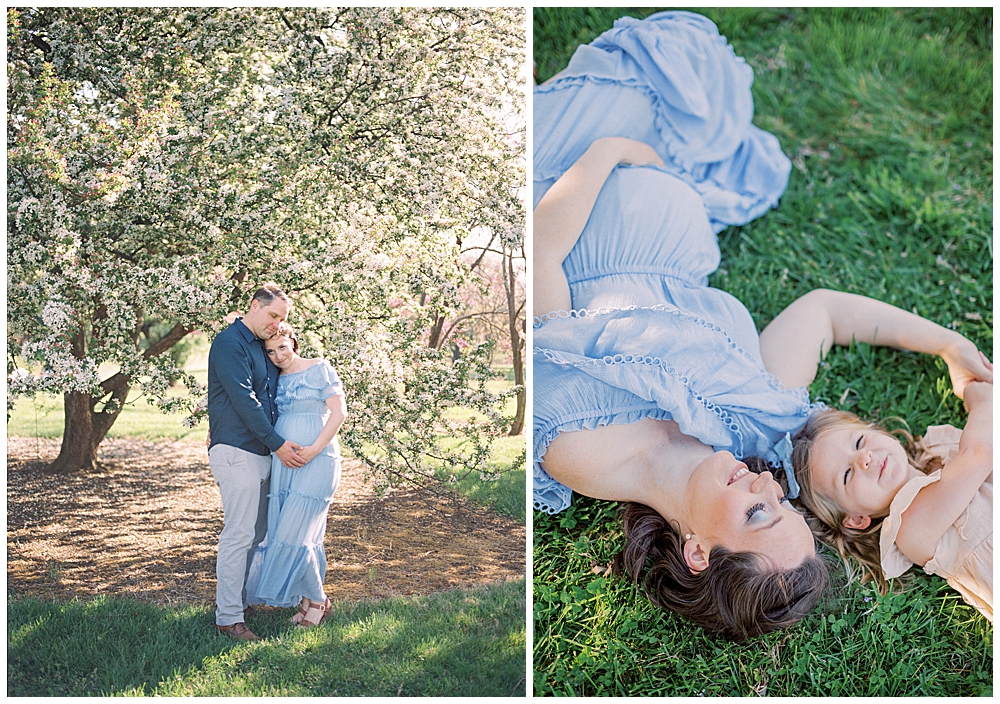 A maternity session at the National Arboretum