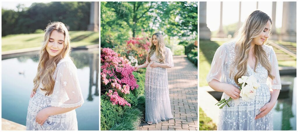 Maryland Doulas | Collage of three images from a maternity session